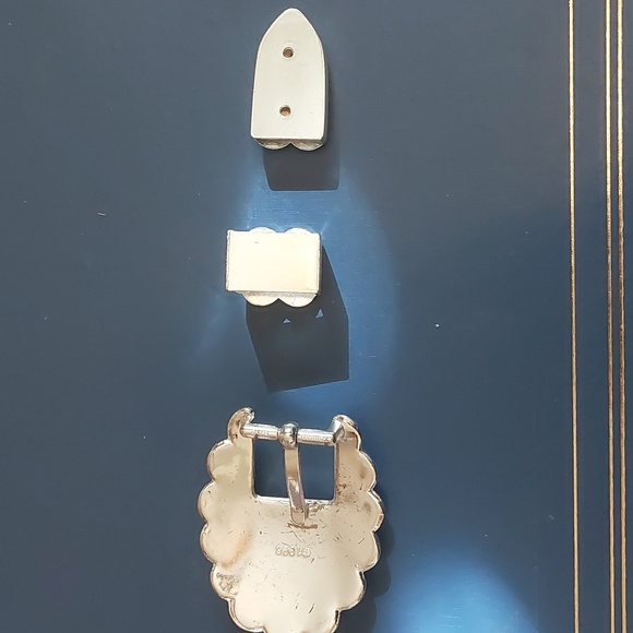 3 PC belt buckle, loop & tip - NWOT - Picture 6 of 13